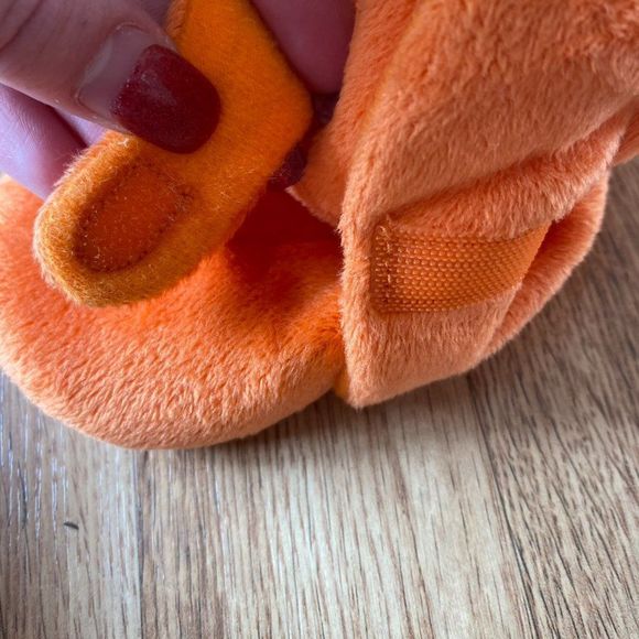 Cat & Jack Baby Pumpkin Bootie Slippers - Picture 2 of 6